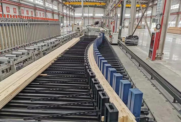 BOHAI Presă Orizontală pentru Grinzi Glulam Curbate HC45x24 2