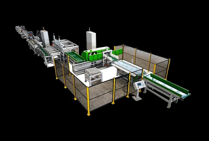 BOHAI Turn Table Finger Joint Line FSZ80