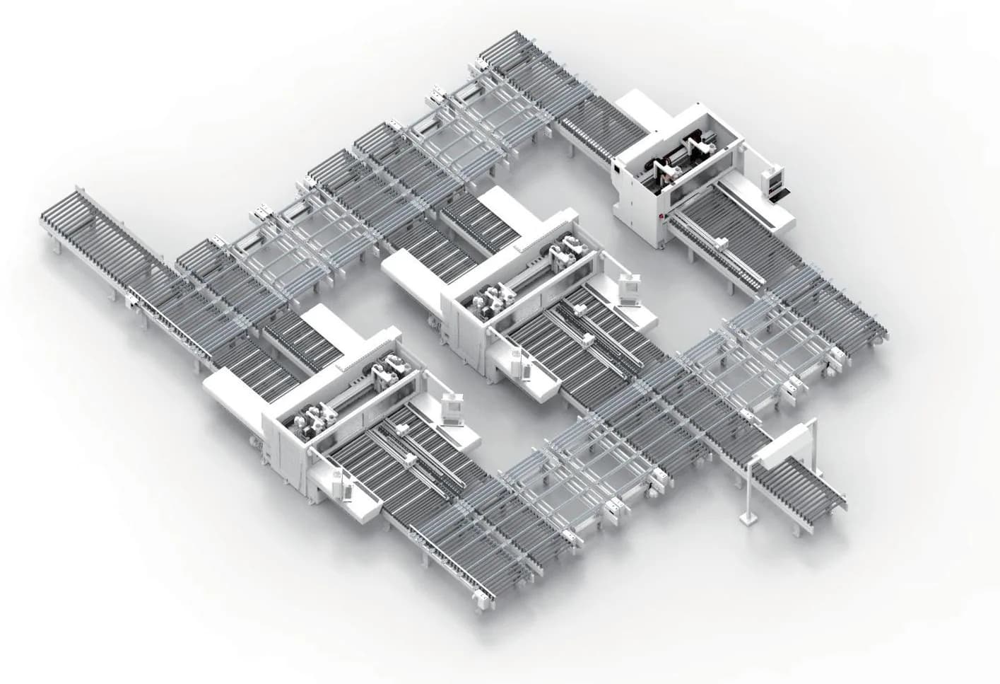 IDEAMAC 3 Drilling Machines Line with 5 Channels