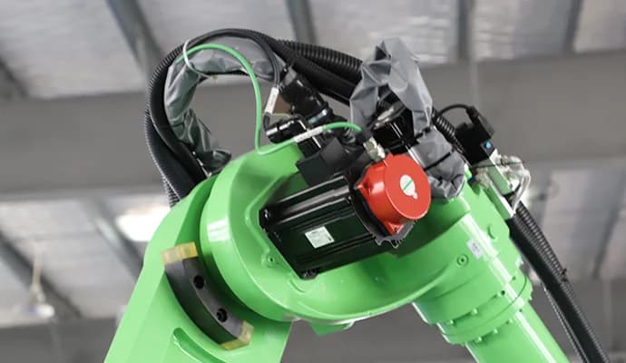 Rotary Robotic Arm Paint Spraying Production Line 4
