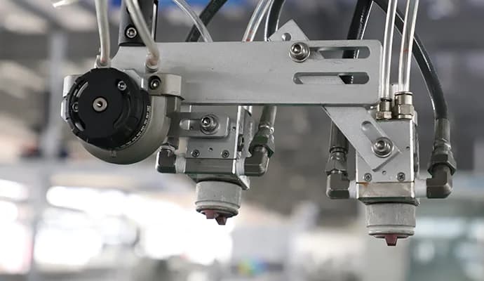 Rotary Robotic Arm Paint Spraying Production Line 6